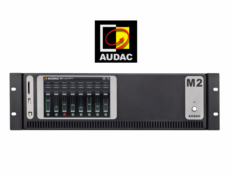 AUDAC M2 8 ZONE MULTIMEDYA DIJITAL SES MIKSERI